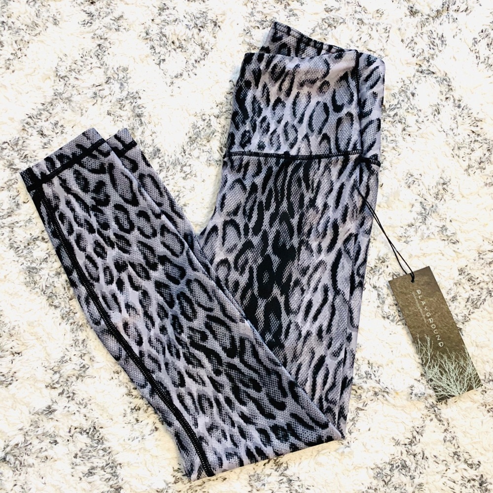 GREY COMBO ACTIVEWEAR LEGGINGS
